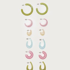 Pastel Hoop Earrings Pack