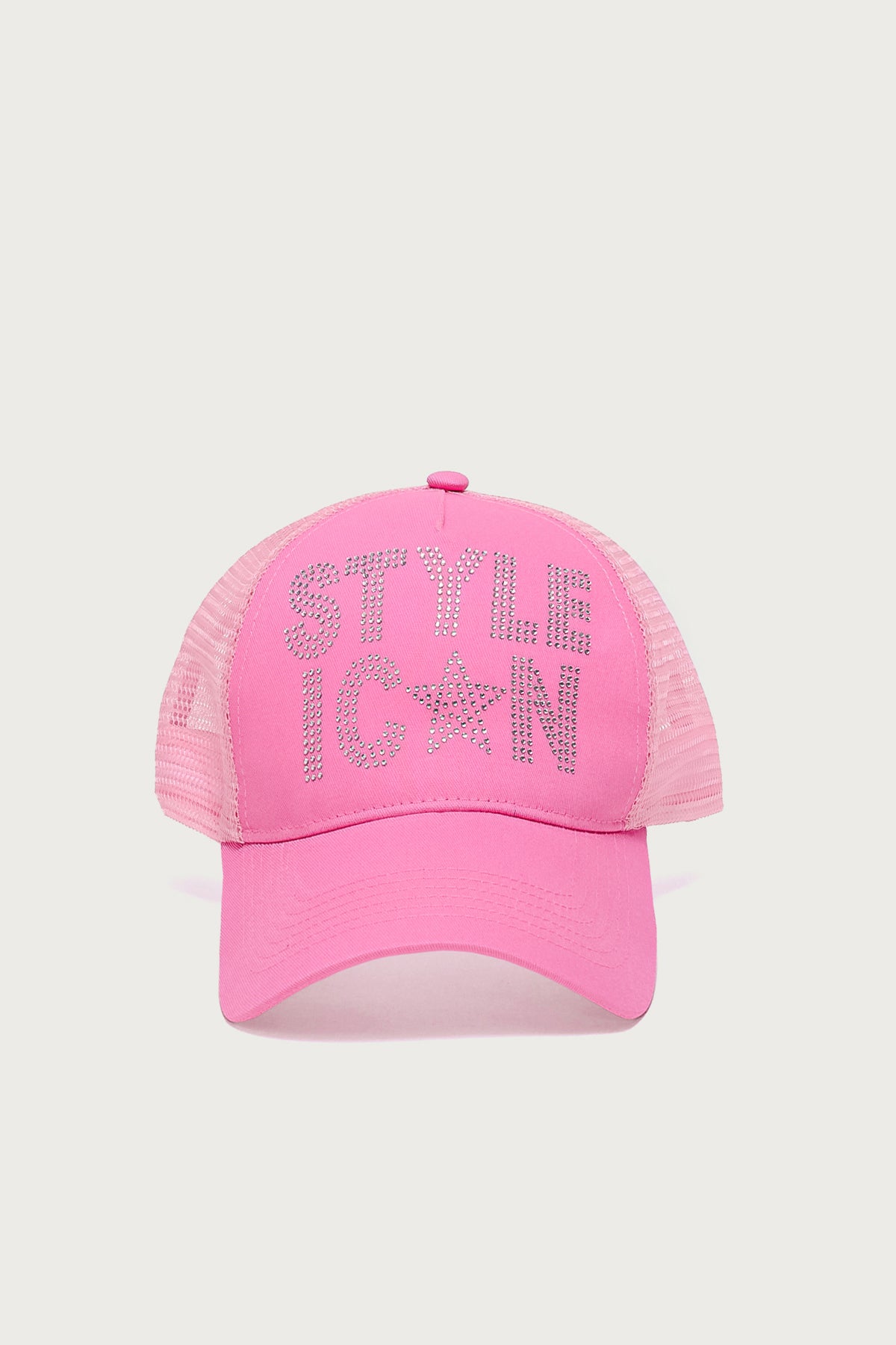 Style Icon Rhinestone Trucker Hat - Image 2