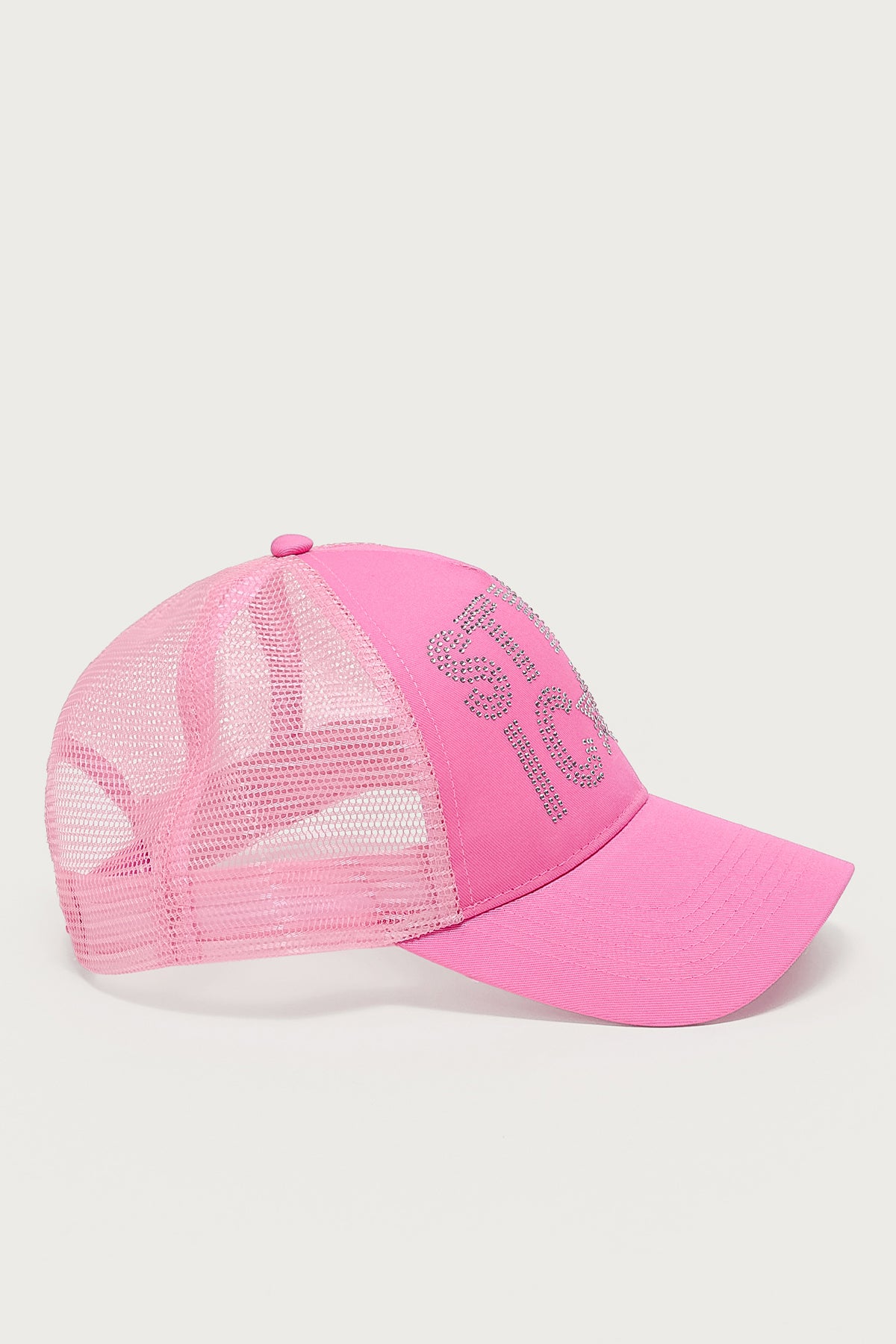 Style Icon Rhinestone Trucker Hat - Image 3