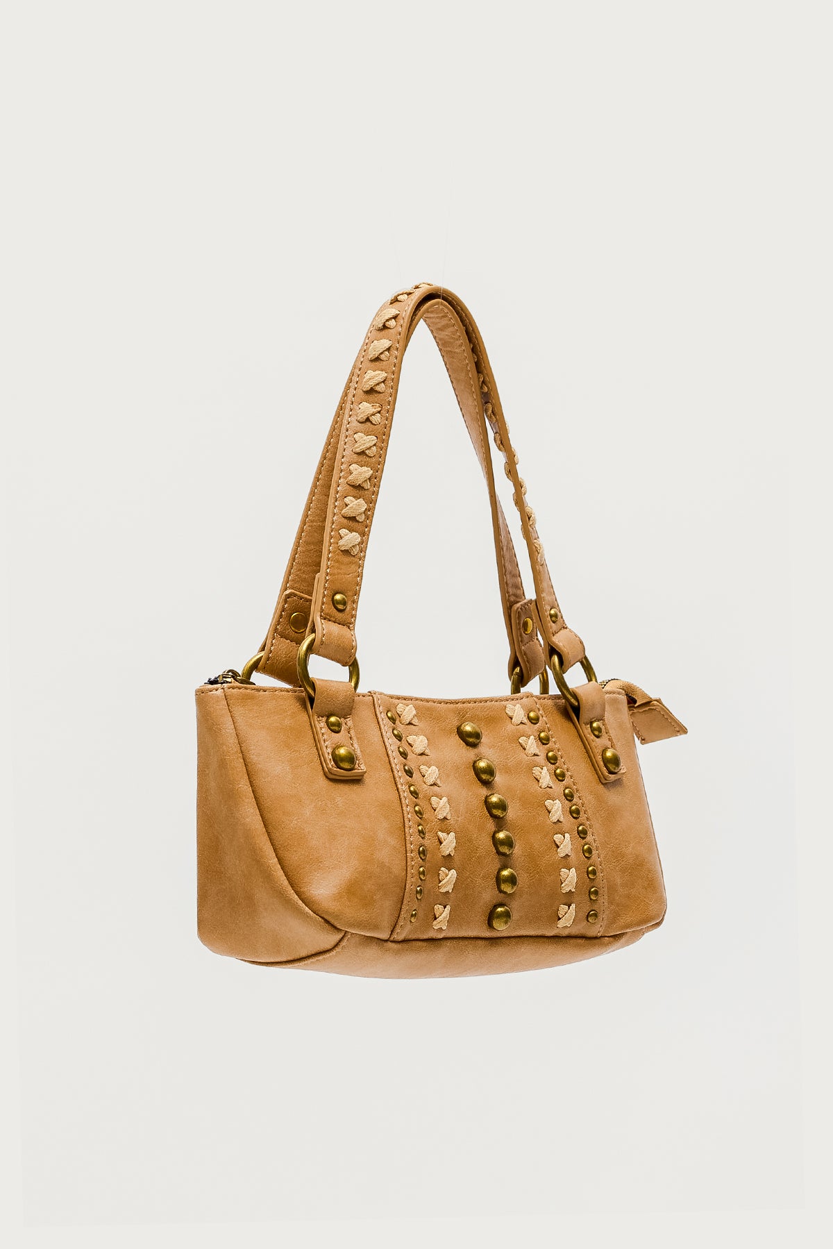 Stud & Stitch Faux Leather Bag - Image 3