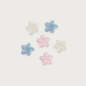 Mini Flower Hair Clip Pack