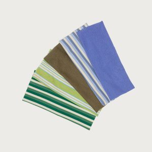 Mixed Stripe Ribbed Headband Pack