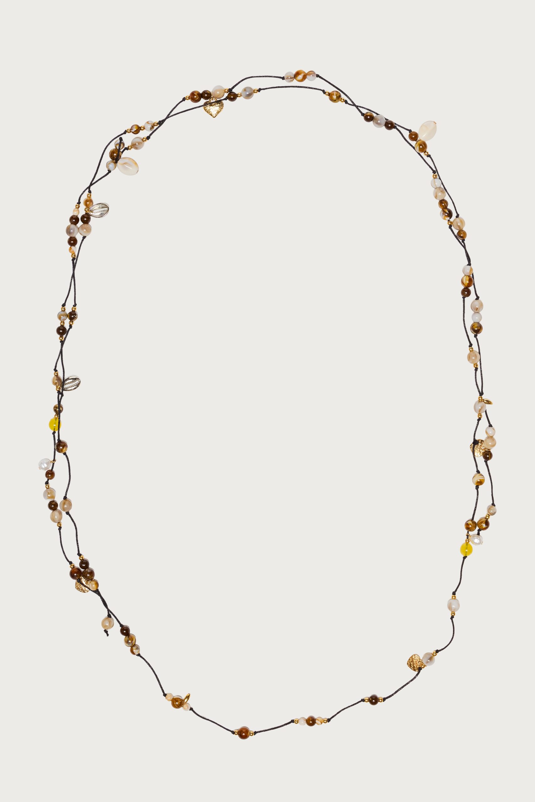 Mixed Bead Cord Belt - Image 2