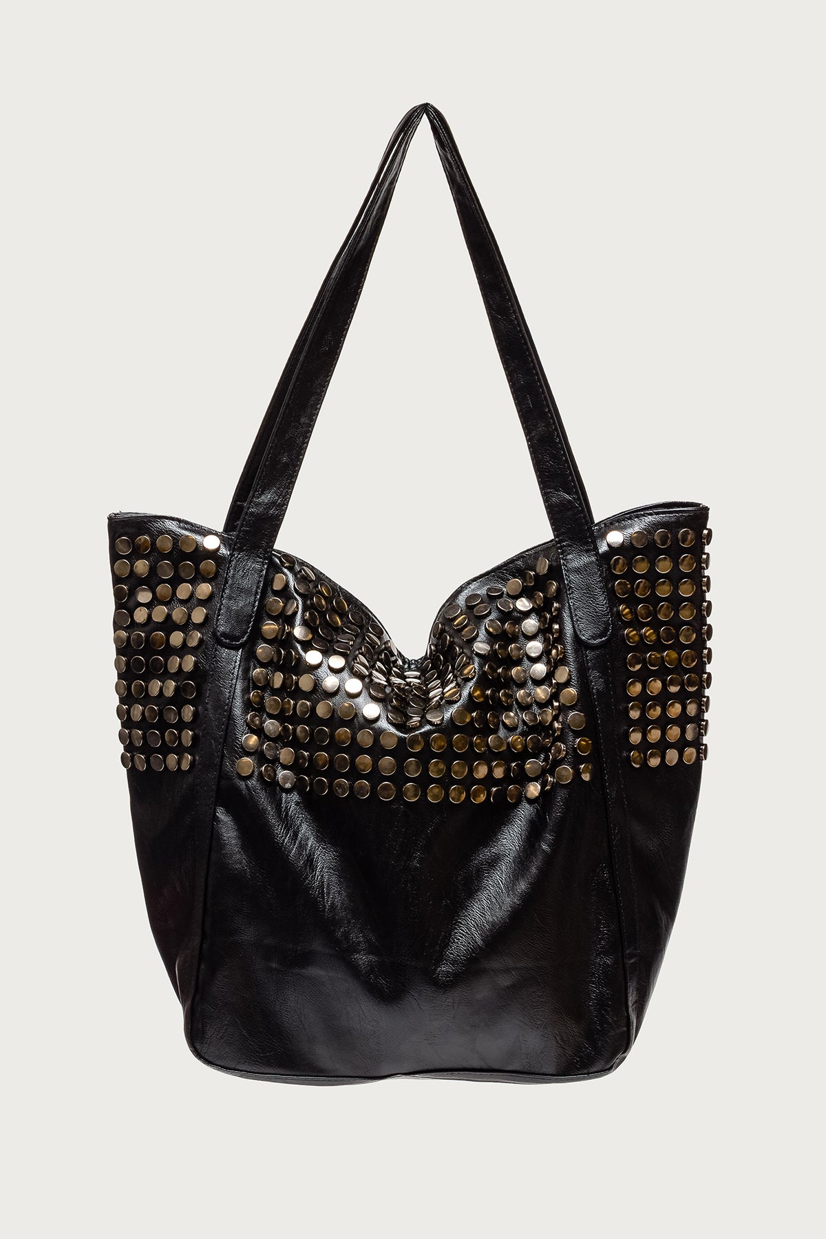 Faux Leather Studded Bag - Image 2