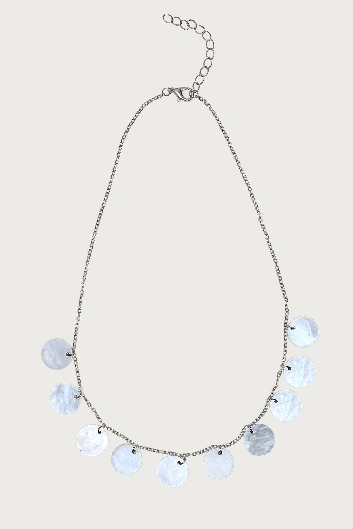 Iridescent Disc Necklace - Image 2