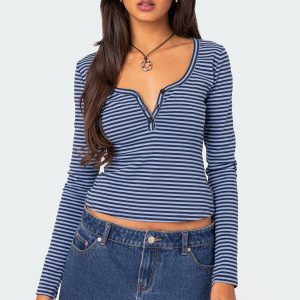 Jocelyn Striped Top