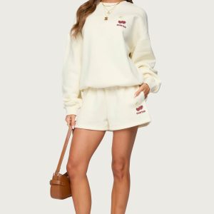 Cherry Babe Sweat Shorts