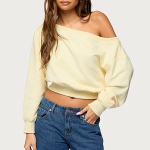 Christy Off Shoulder Sweatshirt