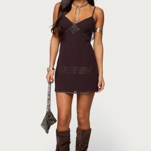 Raquelle Beaded Mini Dress