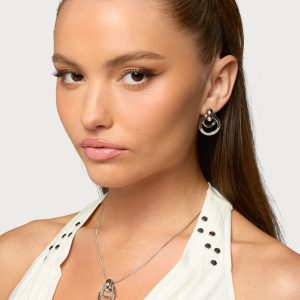 Paired Hoops Necklace & Earrings Set