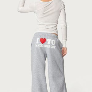 Boys Cry Wide Leg Sweatpants