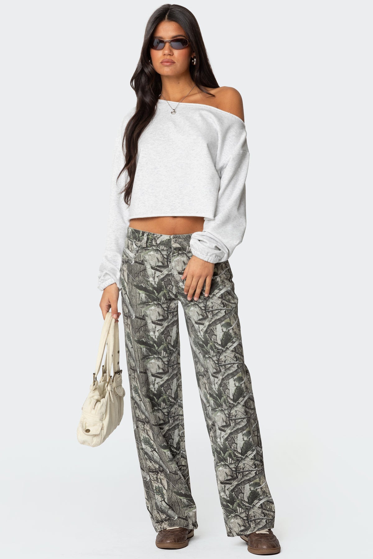 Aveline Off Shoulder Light Sweatshirt - Image 2