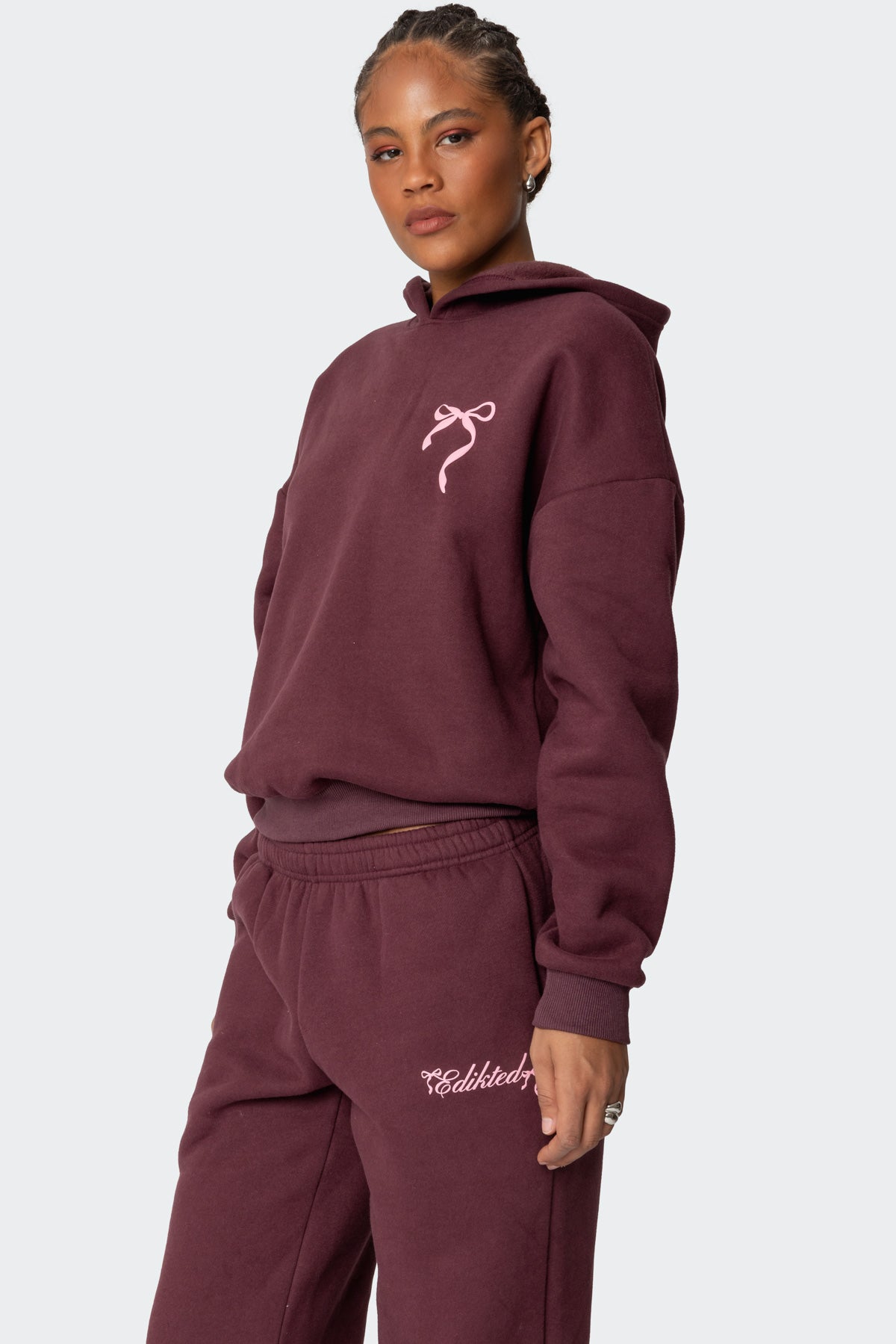 Sasha Bow Detail Hoodie - Image 4