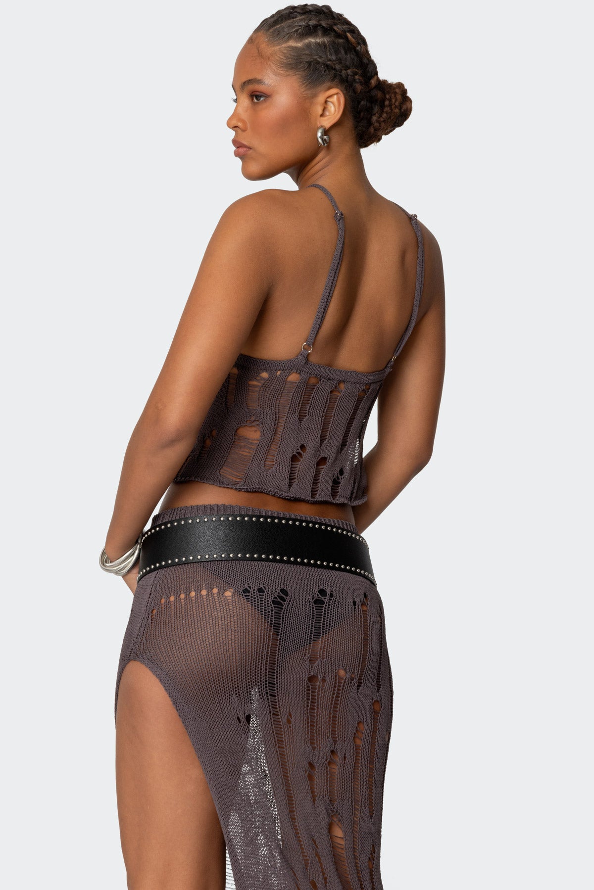 Jaynie Distressed Knit Top - Image 5