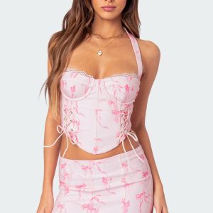 Makayla Printed Corset