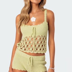 Danika Crochet Top