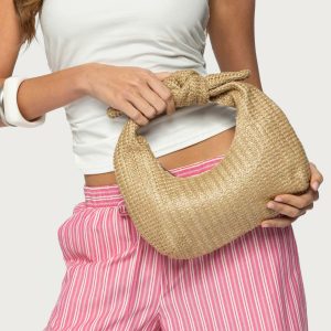 High Tide Mini Straw Bag