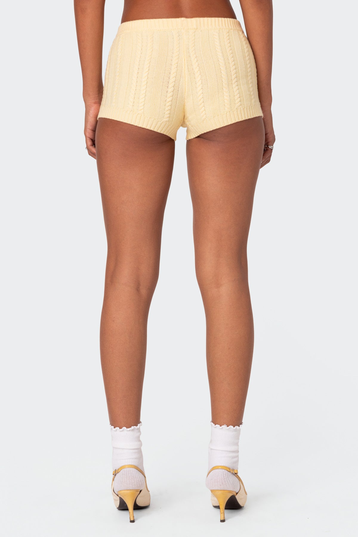 Raegan Cable Knit Shorts - Image 5