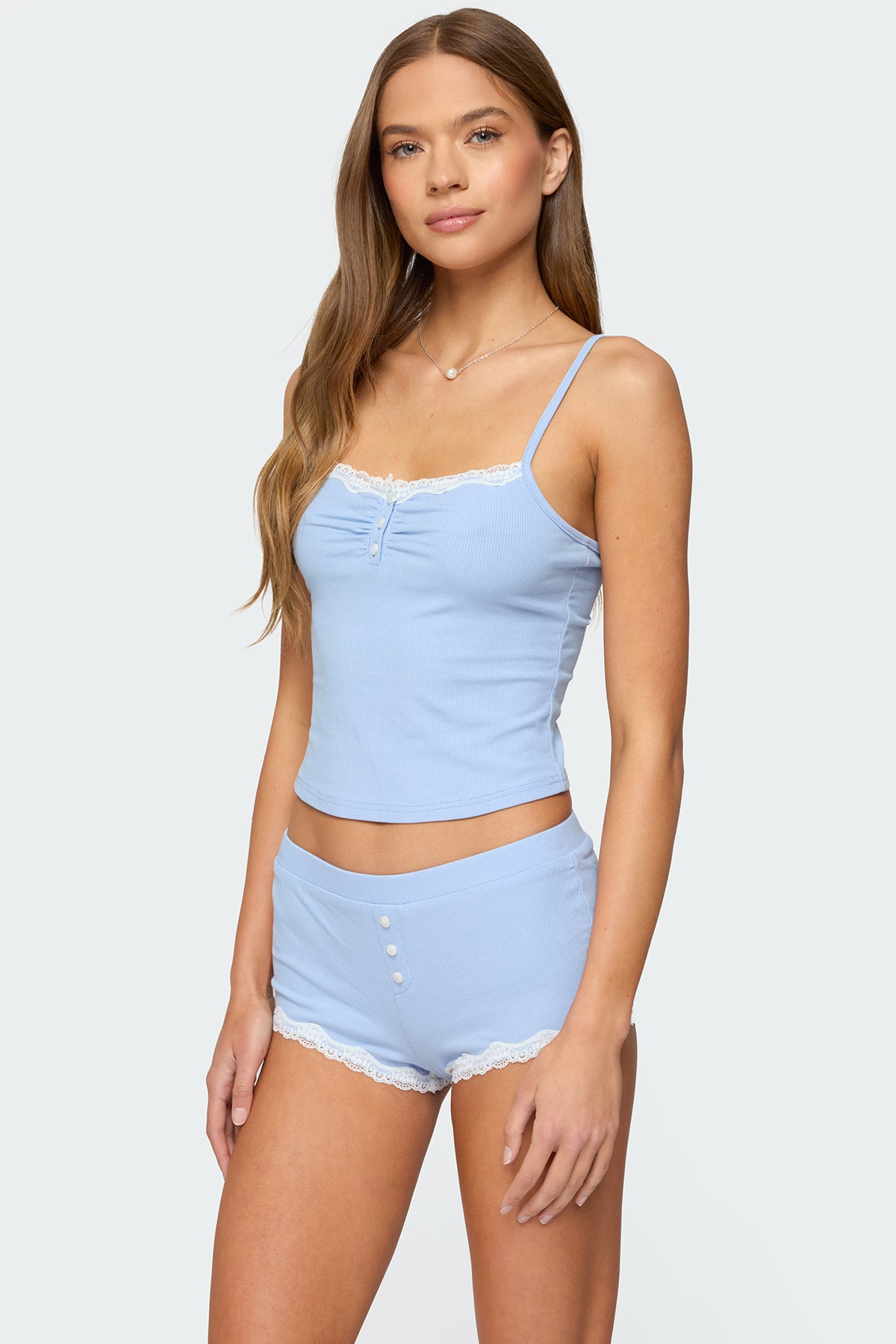 Olena Lacey Henley Tank Top - Image 3