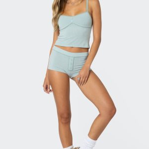 Maelle Pointelle Micro Shorts