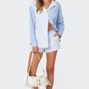Oaklie Mix Striped Boxer Shorts