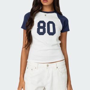 80'S Raglan T Shirt