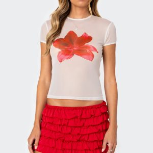Aloha Sheer Mesh T Shirt