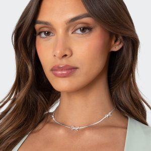 Triple Bow Necklace