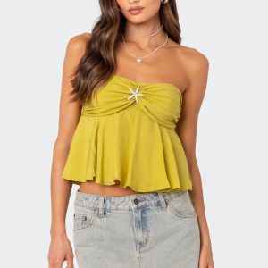Starfish Strapless Top