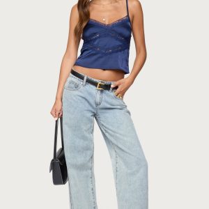 Tamar Satin Effect Tank Top