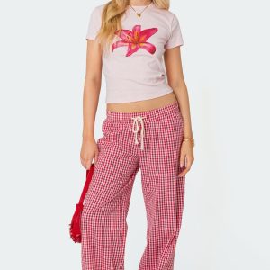 Taya Gingham Pants