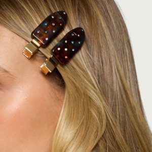 Rhinestone Creaseless Hair Clip Pack