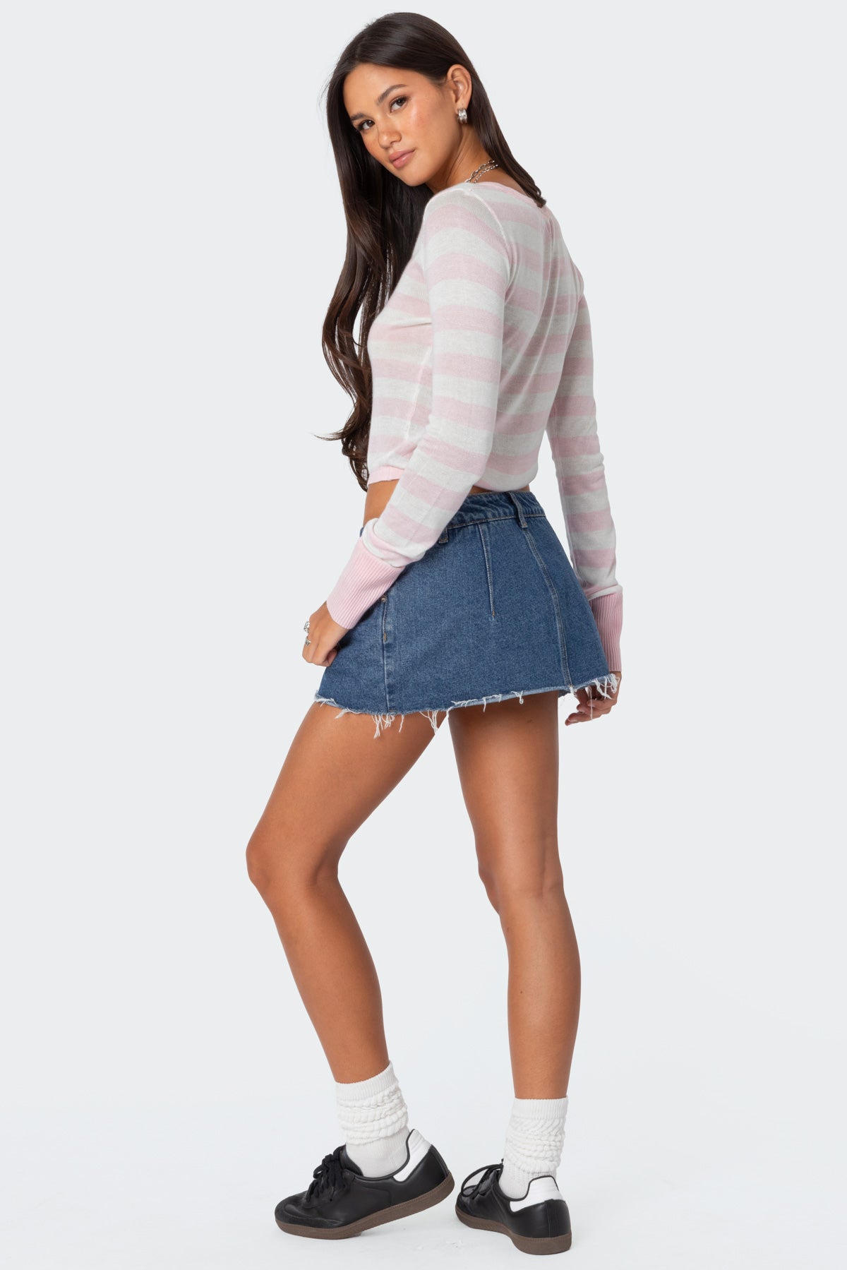 Candice Striped Knit Top - Image 5