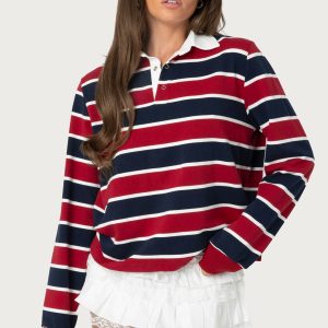 Hanna Striped Collared Shirt