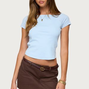 Marina Raglan Stripey T Shirt