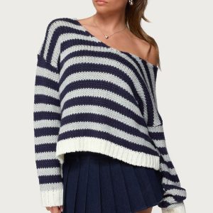 Eugenie Oversized Striped Sweater
