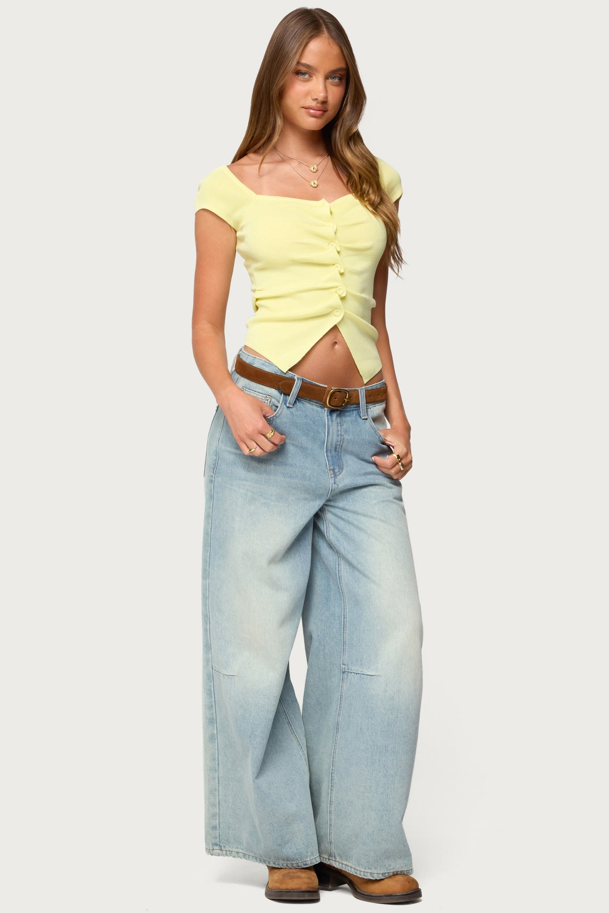 Lilibet Sweetheart Button Up Top - Image 4