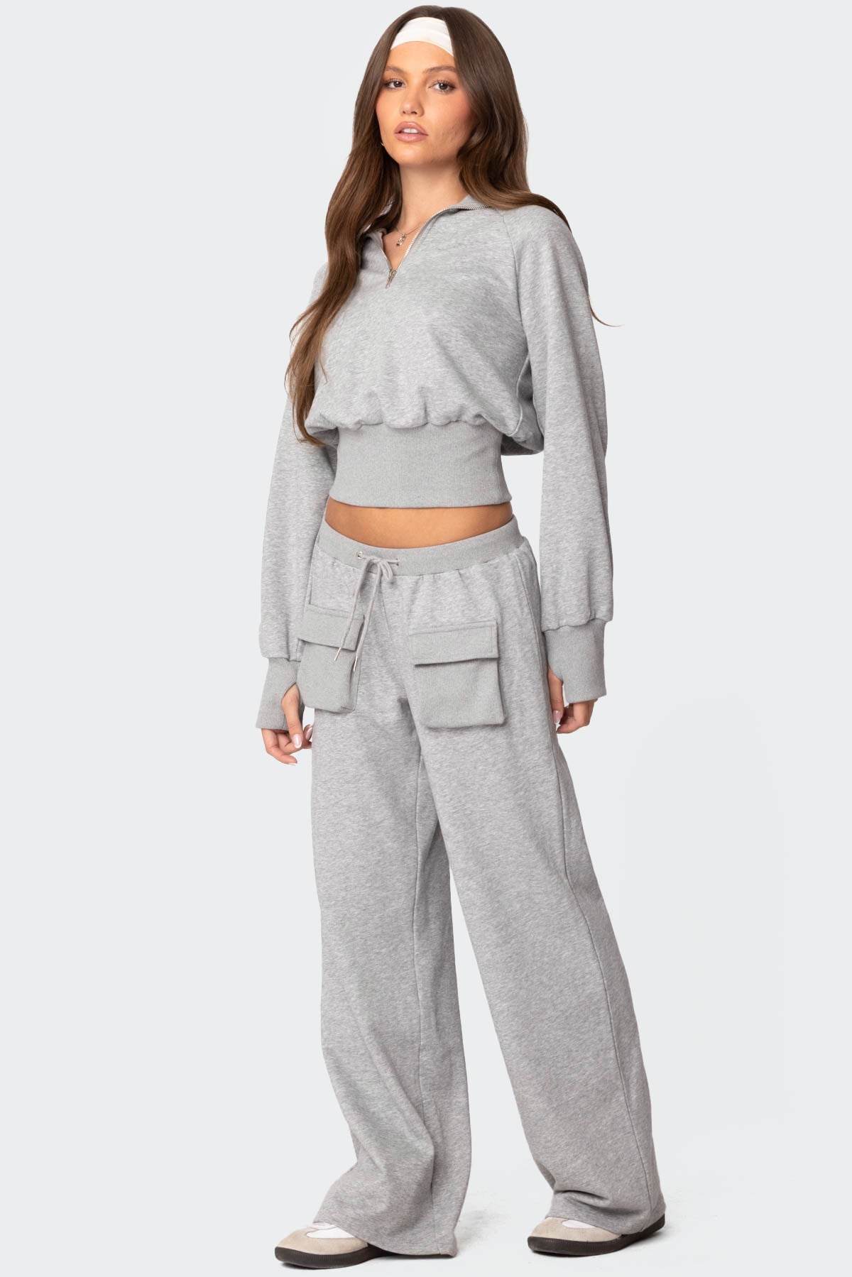 Bailey French Terry Quarter Zip Top - Image 4