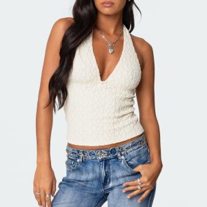Willow Textured Halter Top