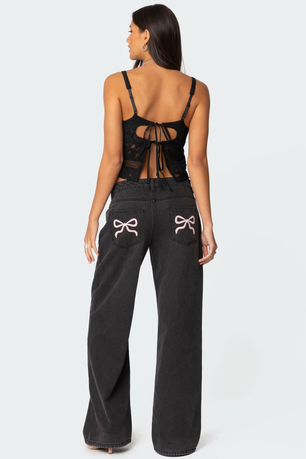 Gwyn Mixed Lace Top - Image 5