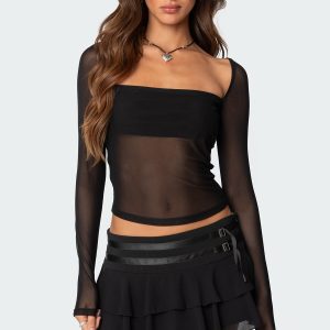 Marta Mesh Top