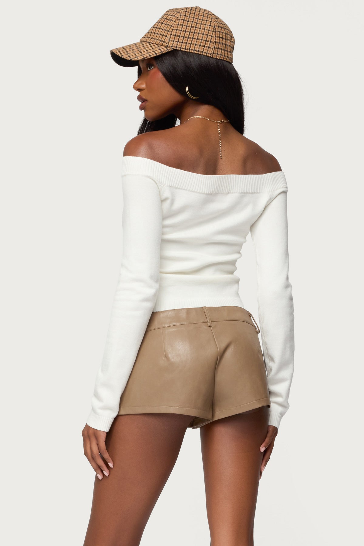 Leatrice Off Shoulder Knit Top - Image 5