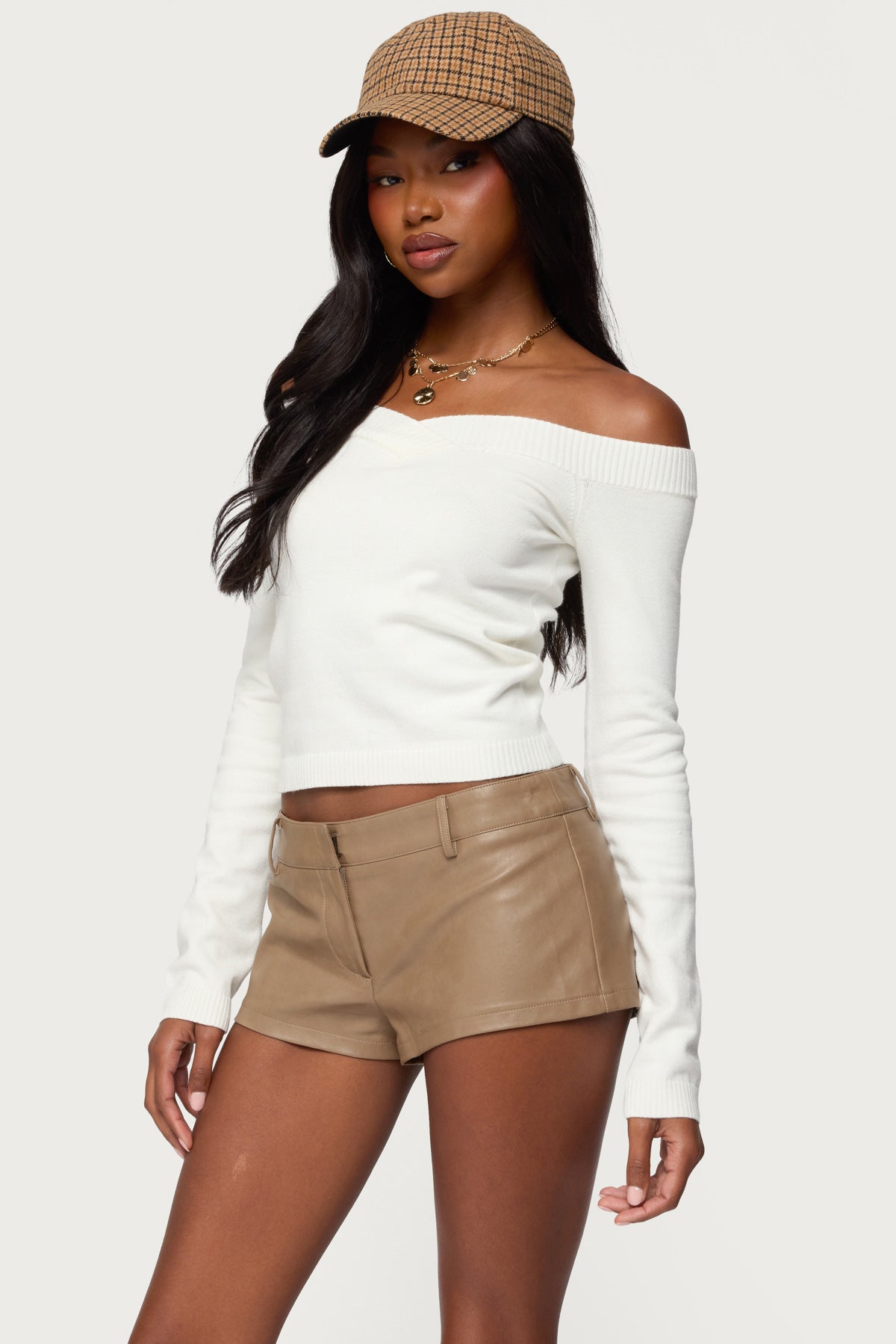 Leatrice Off Shoulder Knit Top - Image 3