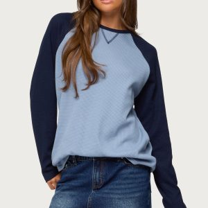 Me Time Oversized Waffle Top