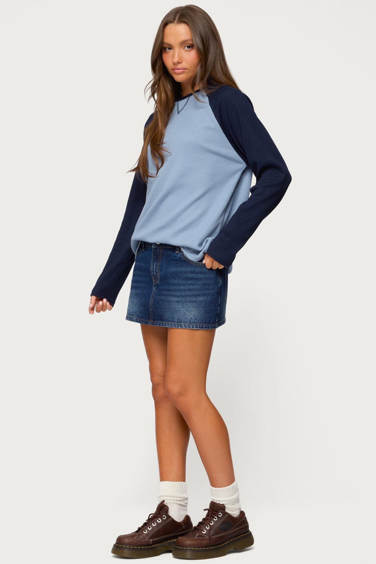 Me Time Oversized Waffle Top - Image 4