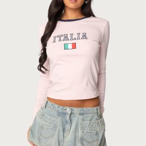 Italy Long Sleeve T Shirt