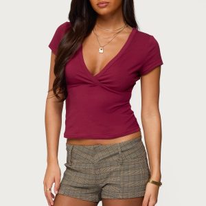 Merinda V Neck Top