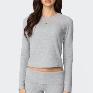 Sab Waffle Knit Top