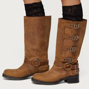 Lacey Layered Knee High Socks