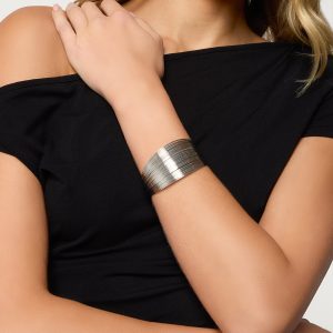 Layered Wire Cuff Bracelet